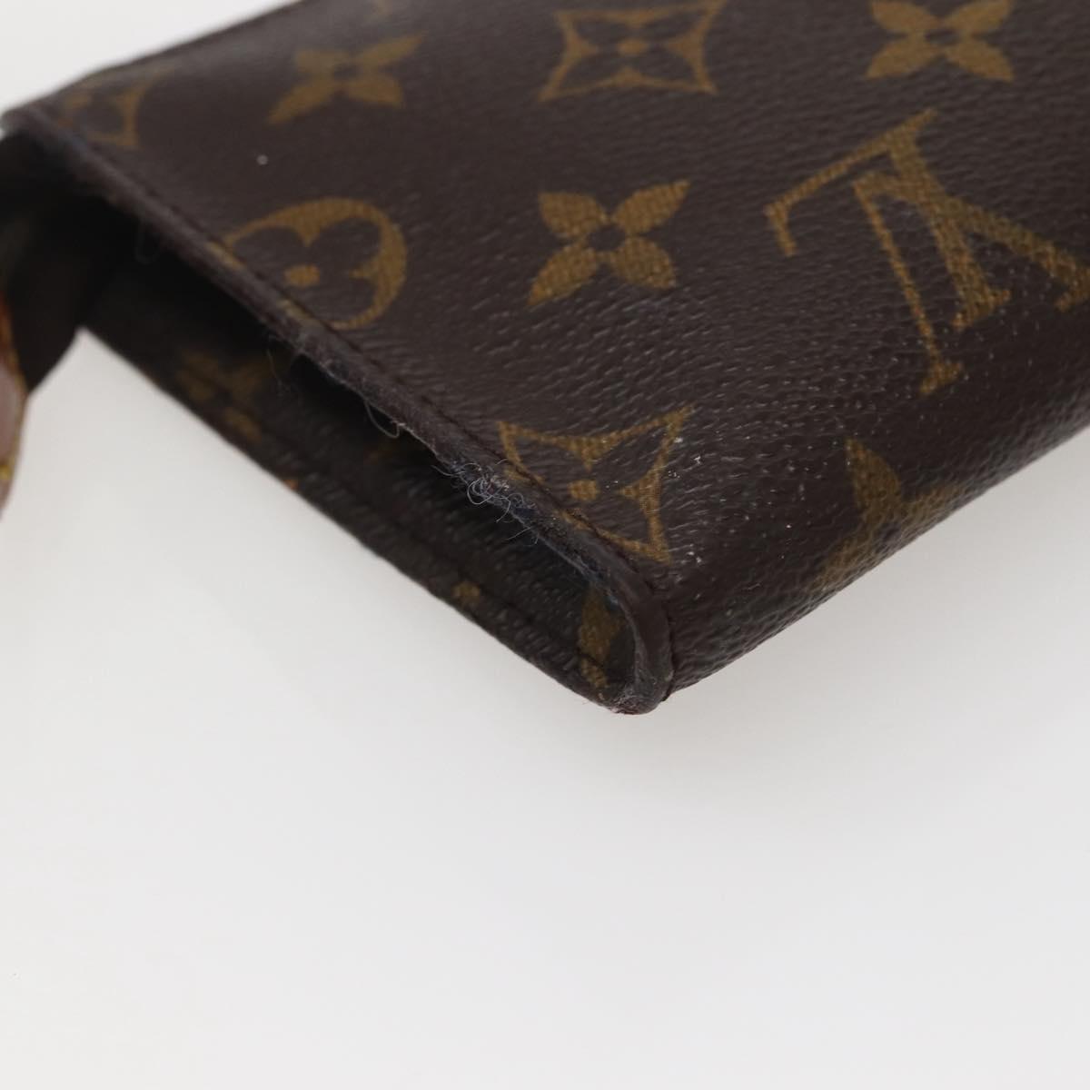 LOUIS VUITTON Monogram Bucket PM Accessory Pouch LV Auth 143278