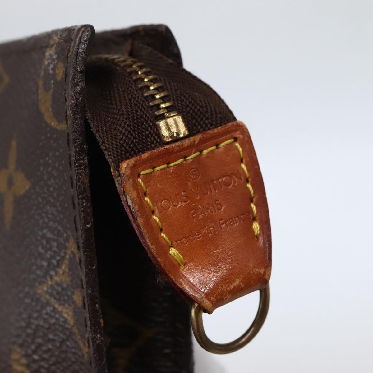 LOUIS VUITTON Monogram Bucket PM Accessory Pouch LV Auth 143278