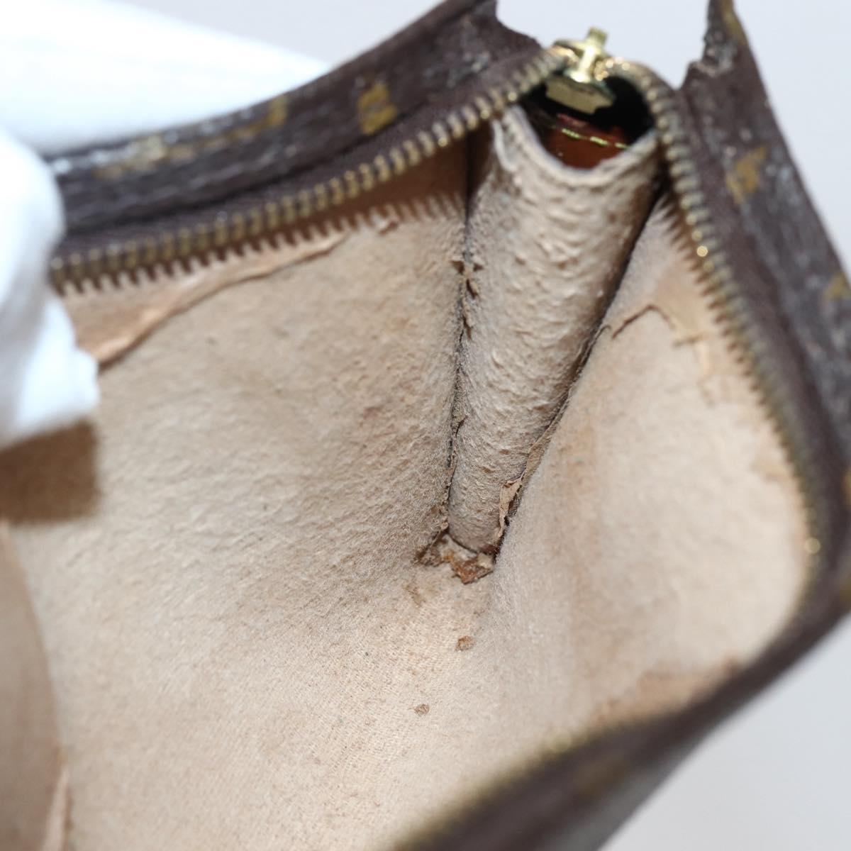 LOUIS VUITTON Monogram Bucket PM Accessory Pouch LV Auth 143278