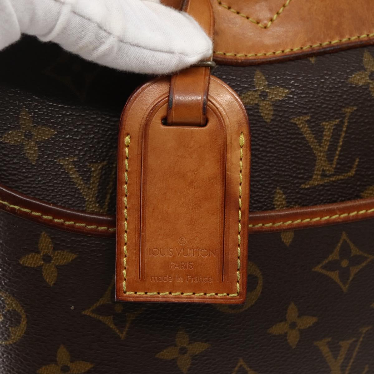 LOUIS VUITTON Monogram Deauville Hand Bag M47270 LV Auth 143288