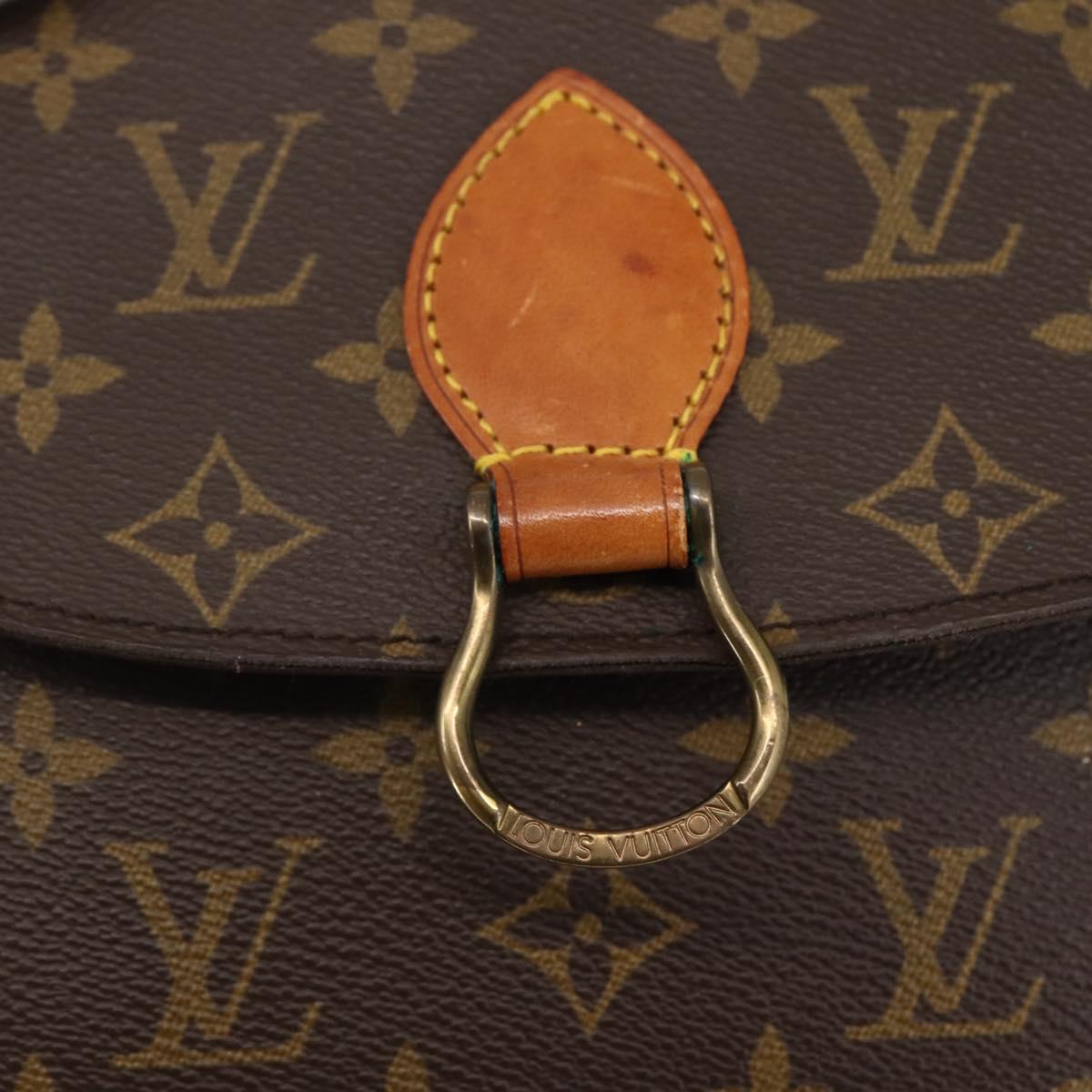 LOUIS VUITTON Monogram Saint Cloud MM Shoulder Bag M51243 LV Auth 143292