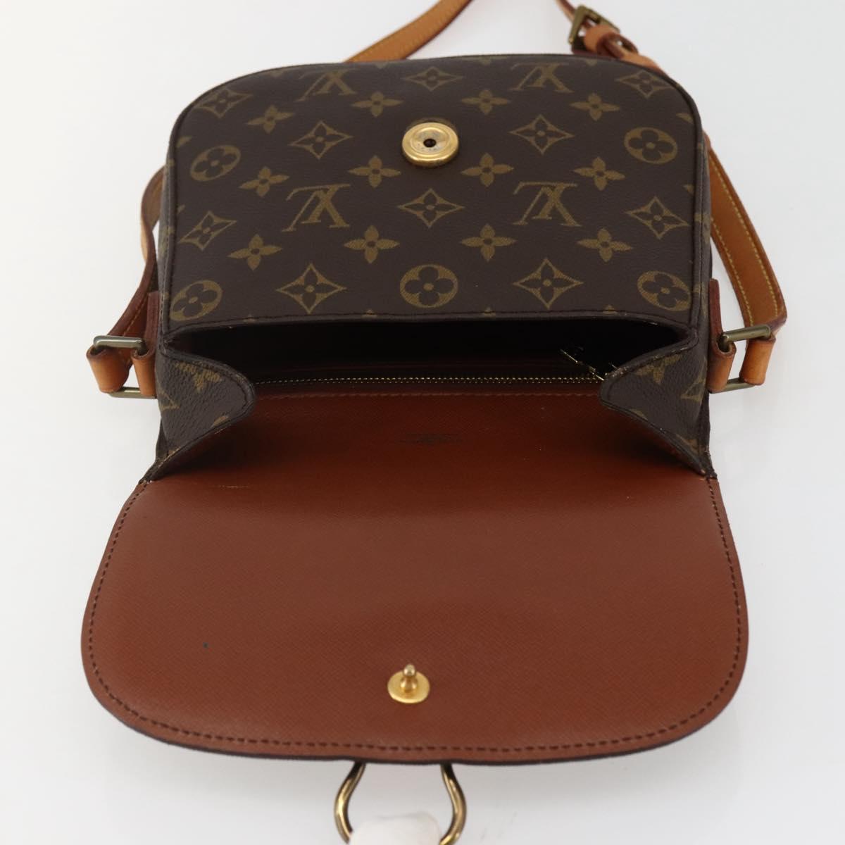 LOUIS VUITTON Monogram Saint Cloud MM Shoulder Bag M51243 LV Auth 143292