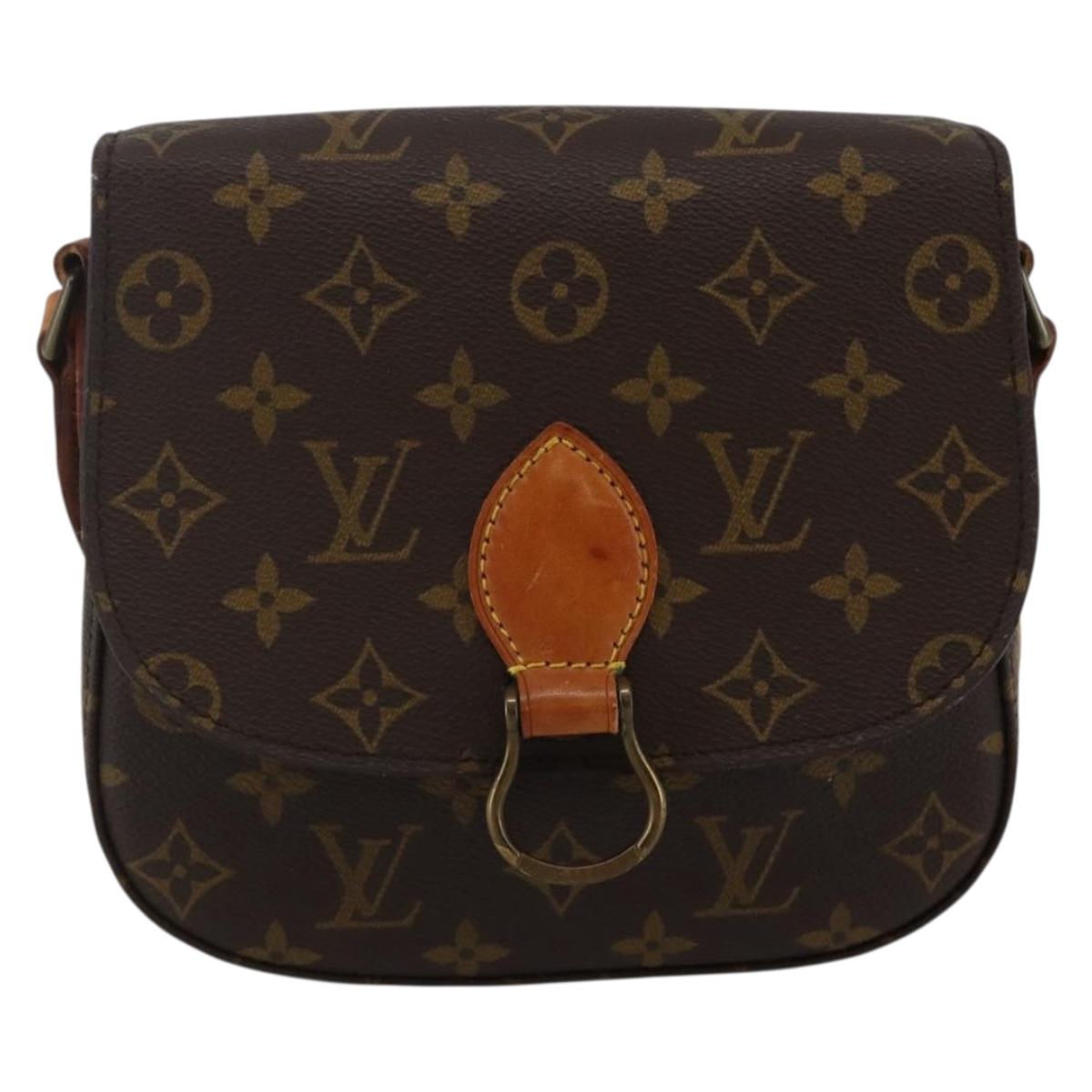 LOUIS VUITTON Monogram Saint Cloud MM Shoulder Bag M51243 LV Auth 143292