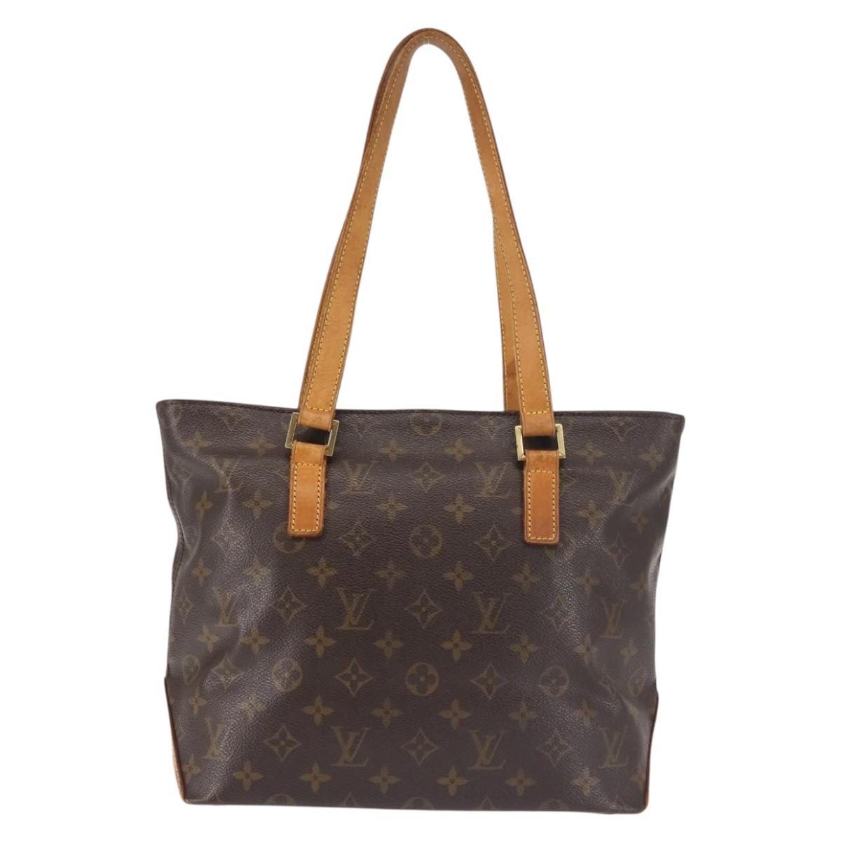 LOUIS VUITTON Monogram Cabas Piano Tote Bag M51148 LV Auth 143294
