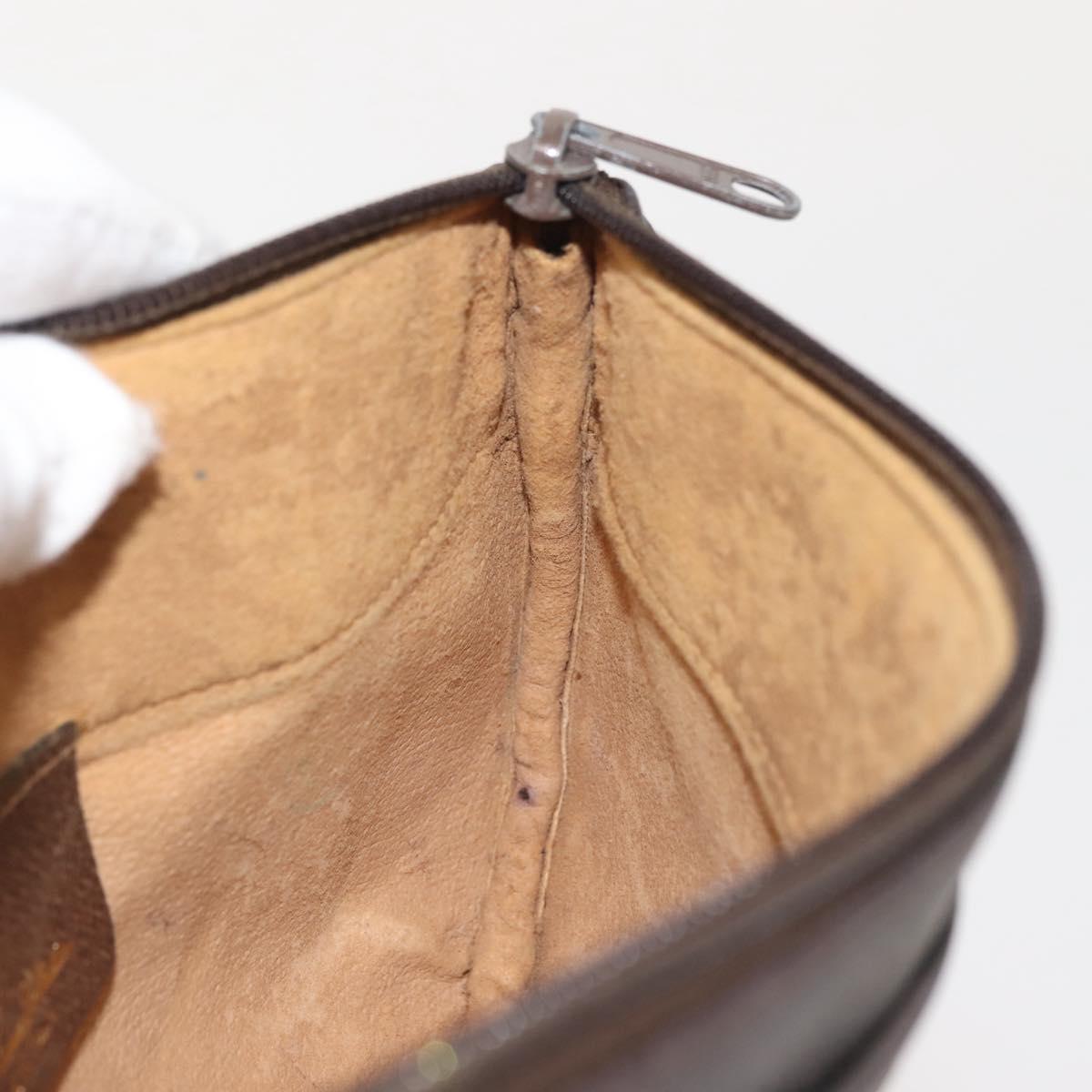 GUCCI GG Supreme Shoulder Bag PVC Beige Gold 904 02 020 Auth 143309