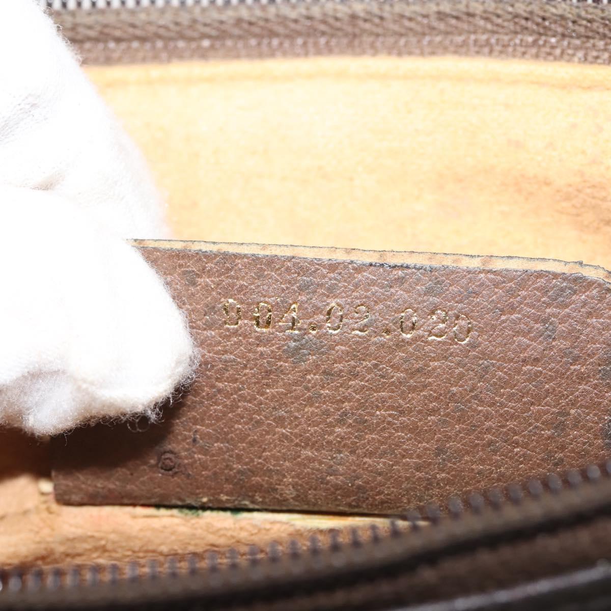 GUCCI GG Supreme Shoulder Bag PVC Beige Gold 904 02 020 Auth 143309