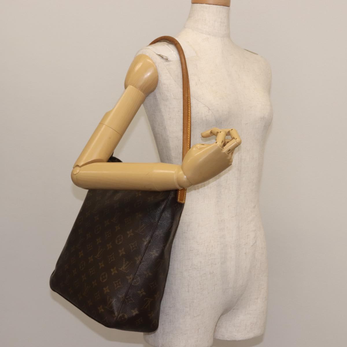 LOUIS VUITTON Monogram Looping GM Shoulder Bag M51145 LV Auth 143312