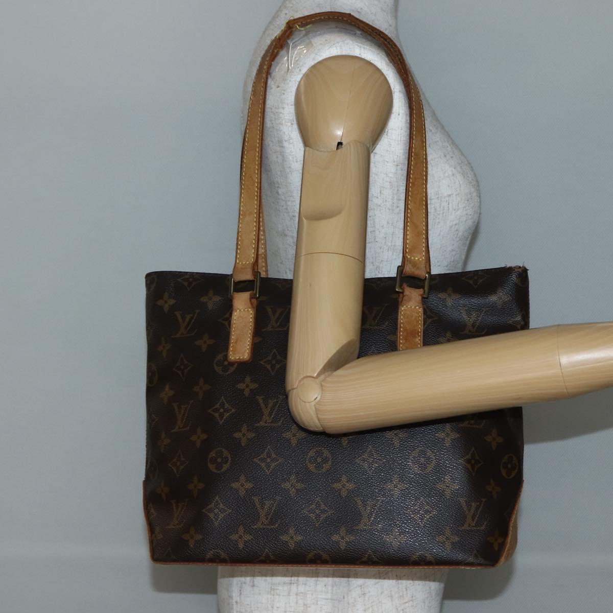 LOUIS VUITTON Monogram Cabas Piano Tote Bag M51148 LV Auth 143313