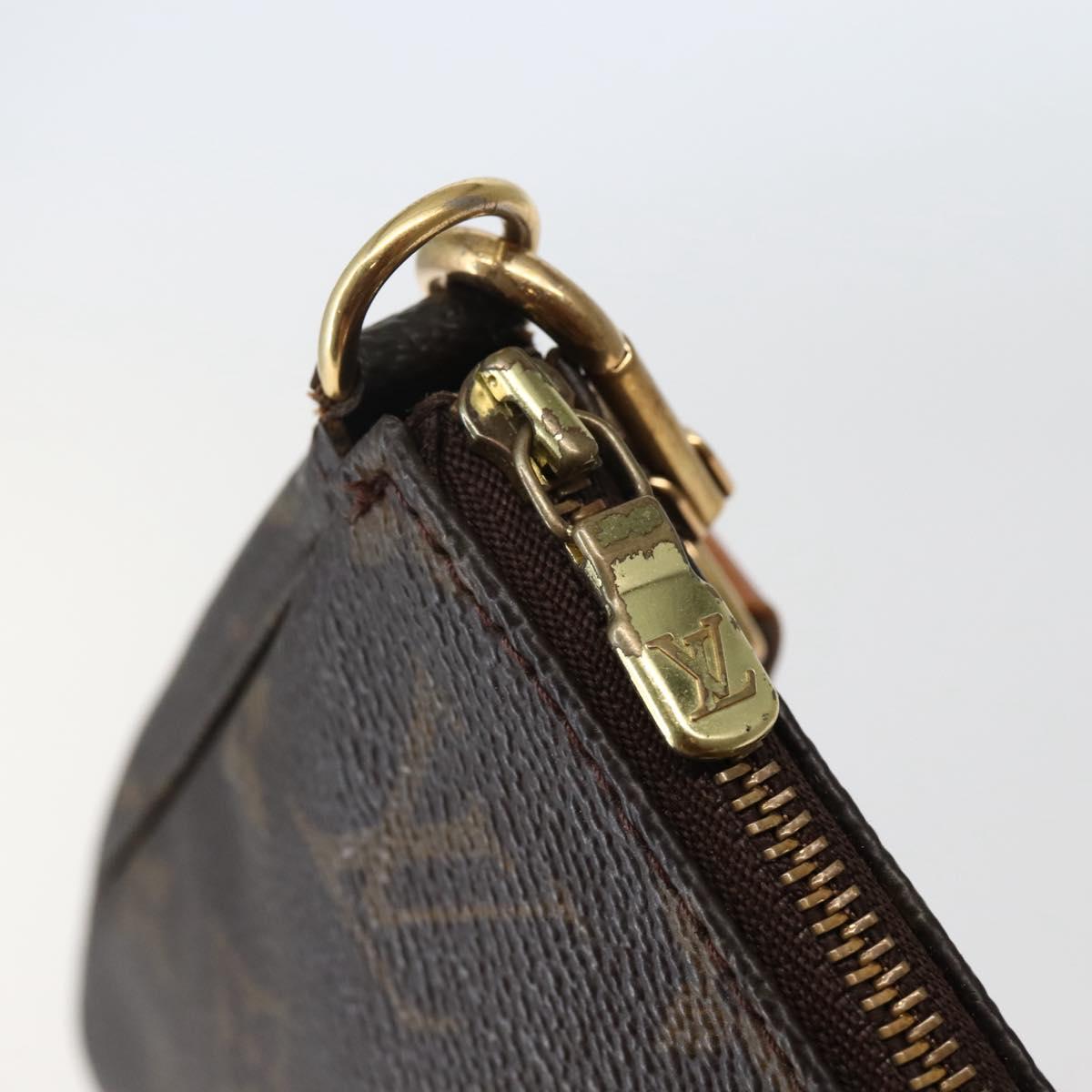 LOUIS VUITTON Monogram Pochette Accessoires Pouch M51980 LV Auth 143317
