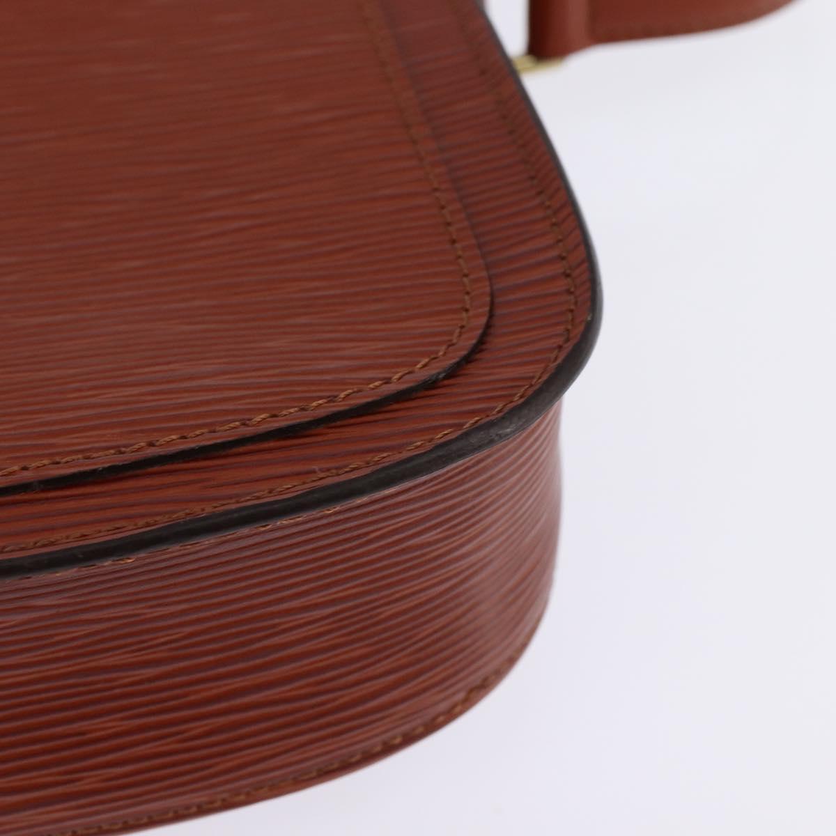 LOUIS VUITTON Epi Saint Cloud PM Shoulder Bag Brown M52213 LV Auth 143321
