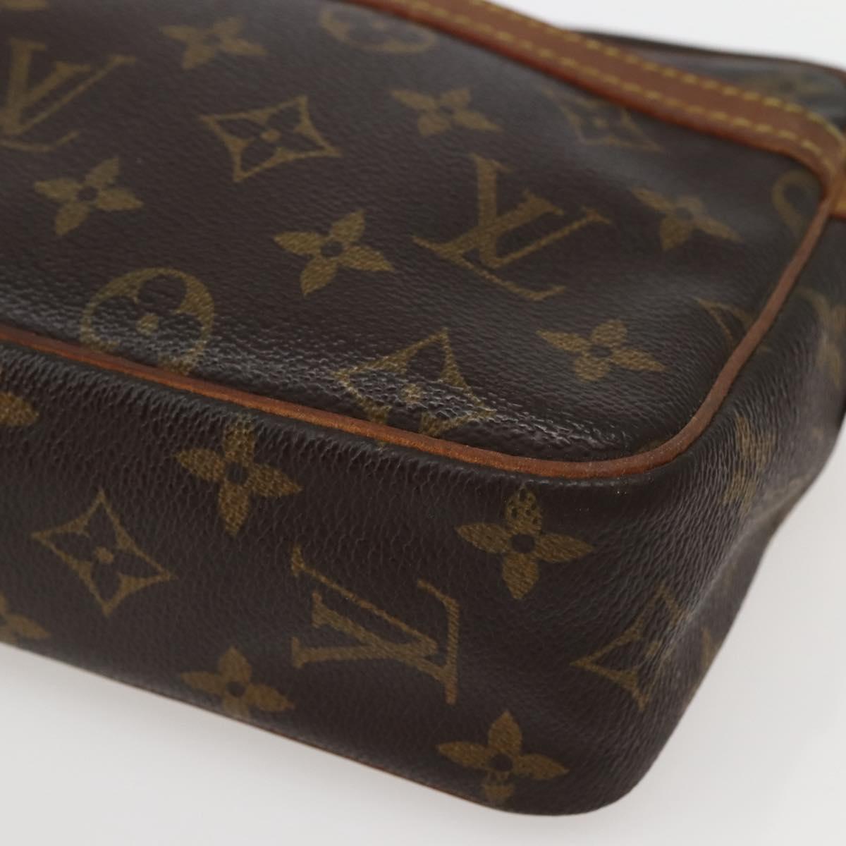 LOUIS VUITTON Monogram Compiegne 23 Clutch Bag M51847 LV Auth 143325