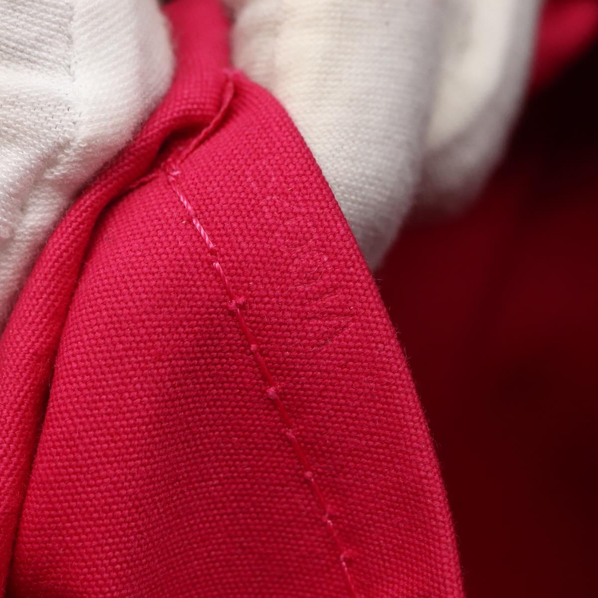 LOUIS VUITTON Monogram Vernis Bellevue PM Hand Bag Rose Pop M93669 Auth 143327