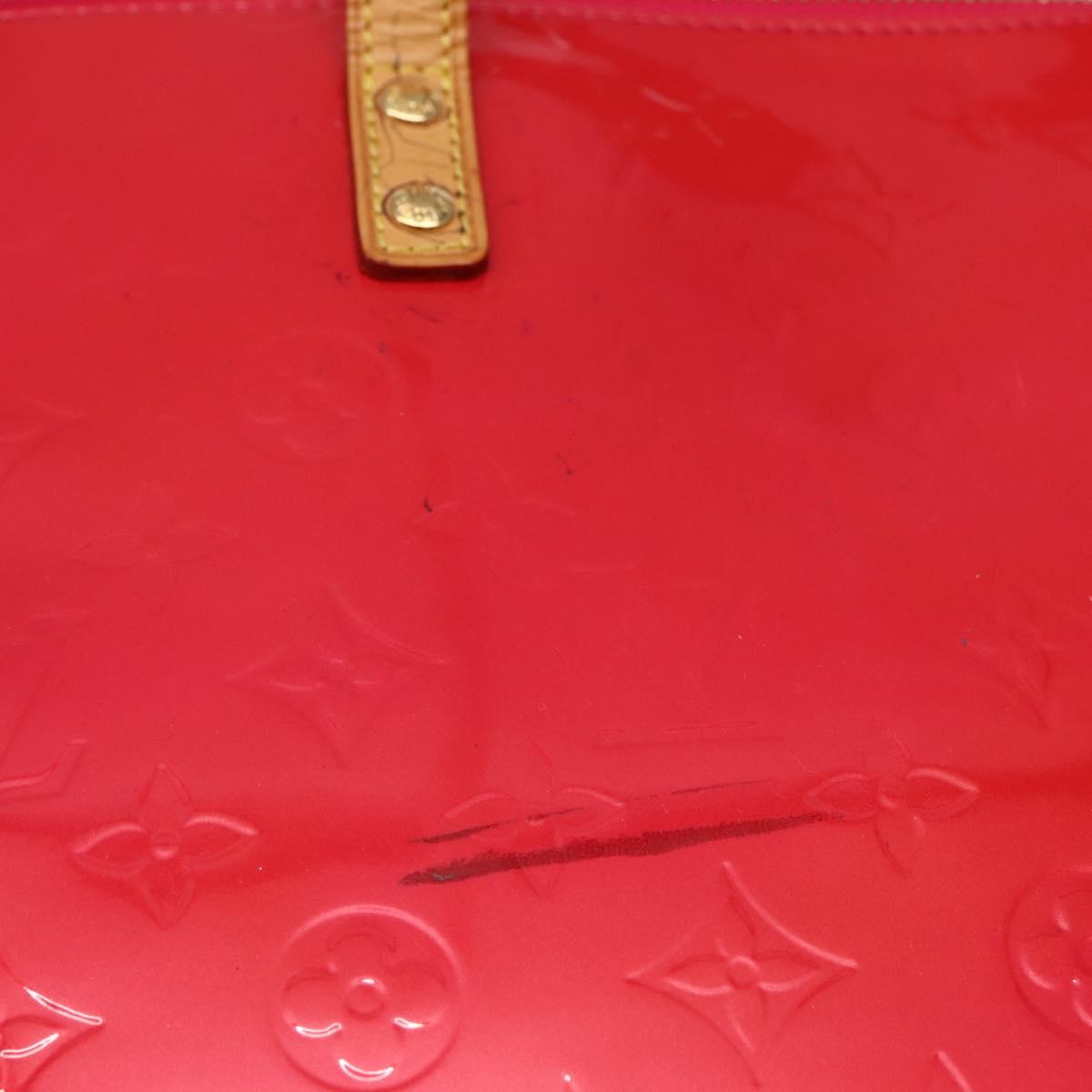 LOUIS VUITTON Monogram Vernis Bellevue PM Hand Bag Rose Pop M93669 Auth 143327