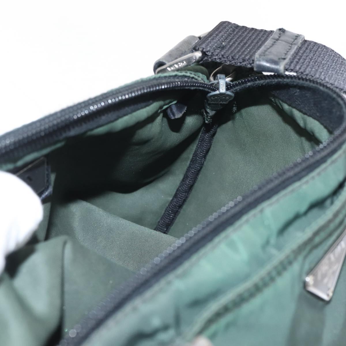 PRADA Shoulder Bag Nylon Khaki Auth 143344