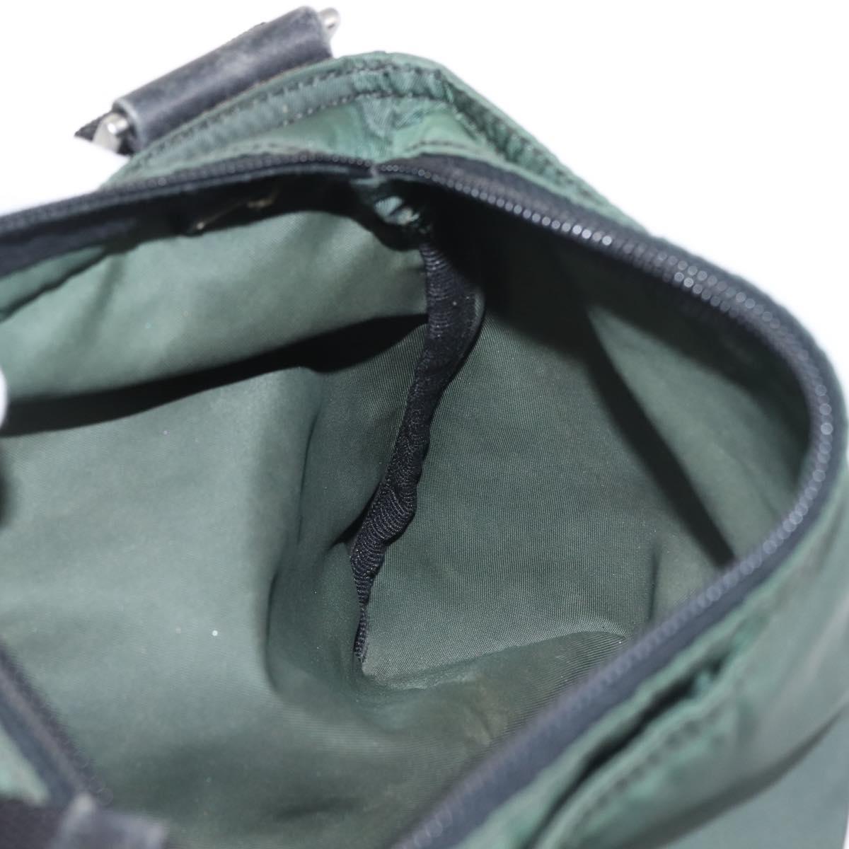 PRADA Shoulder Bag Nylon Khaki Auth 143344