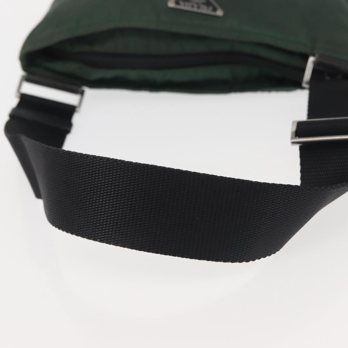 PRADA Shoulder Bag Nylon Khaki Auth 143344