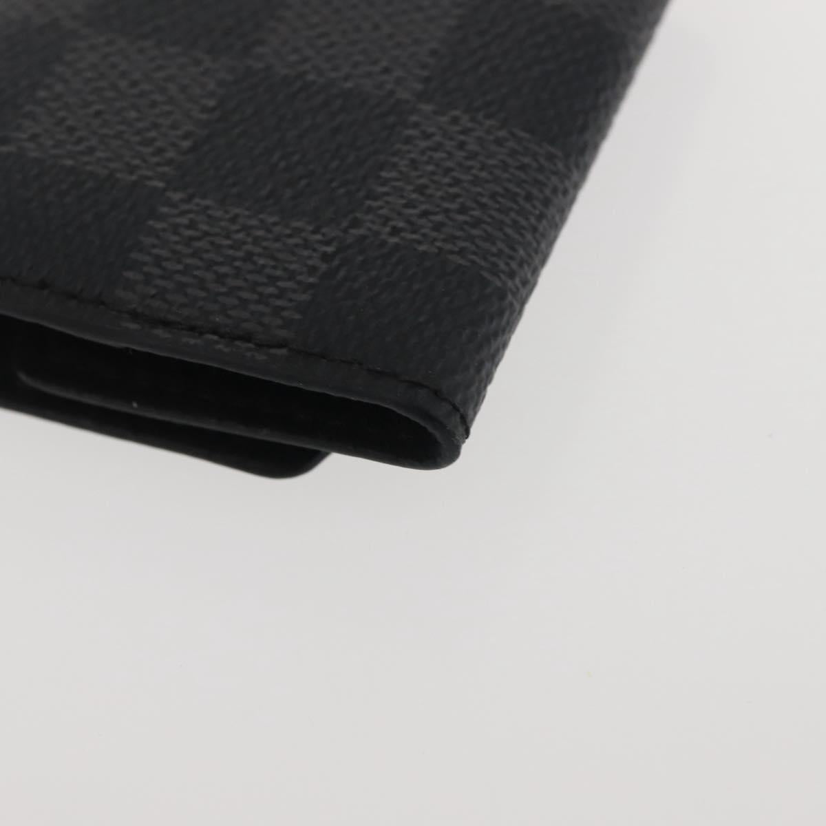 LOUIS VUITTON Damier Graphite Cuff Case LV Auth 143364