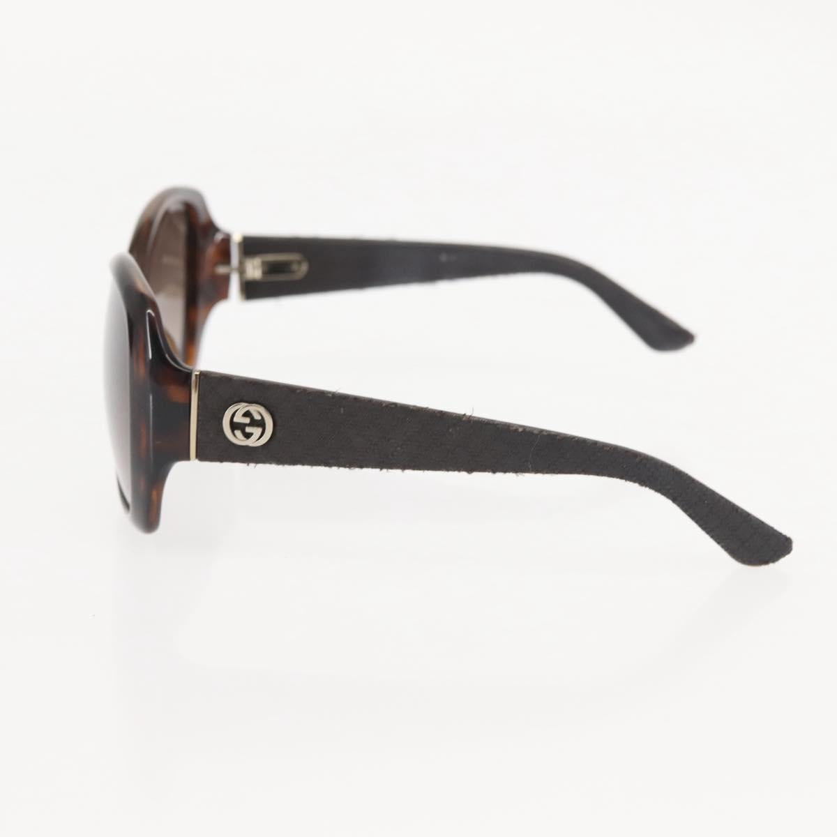 GUCCI Sunglasses plastic Brown Auth 143371
