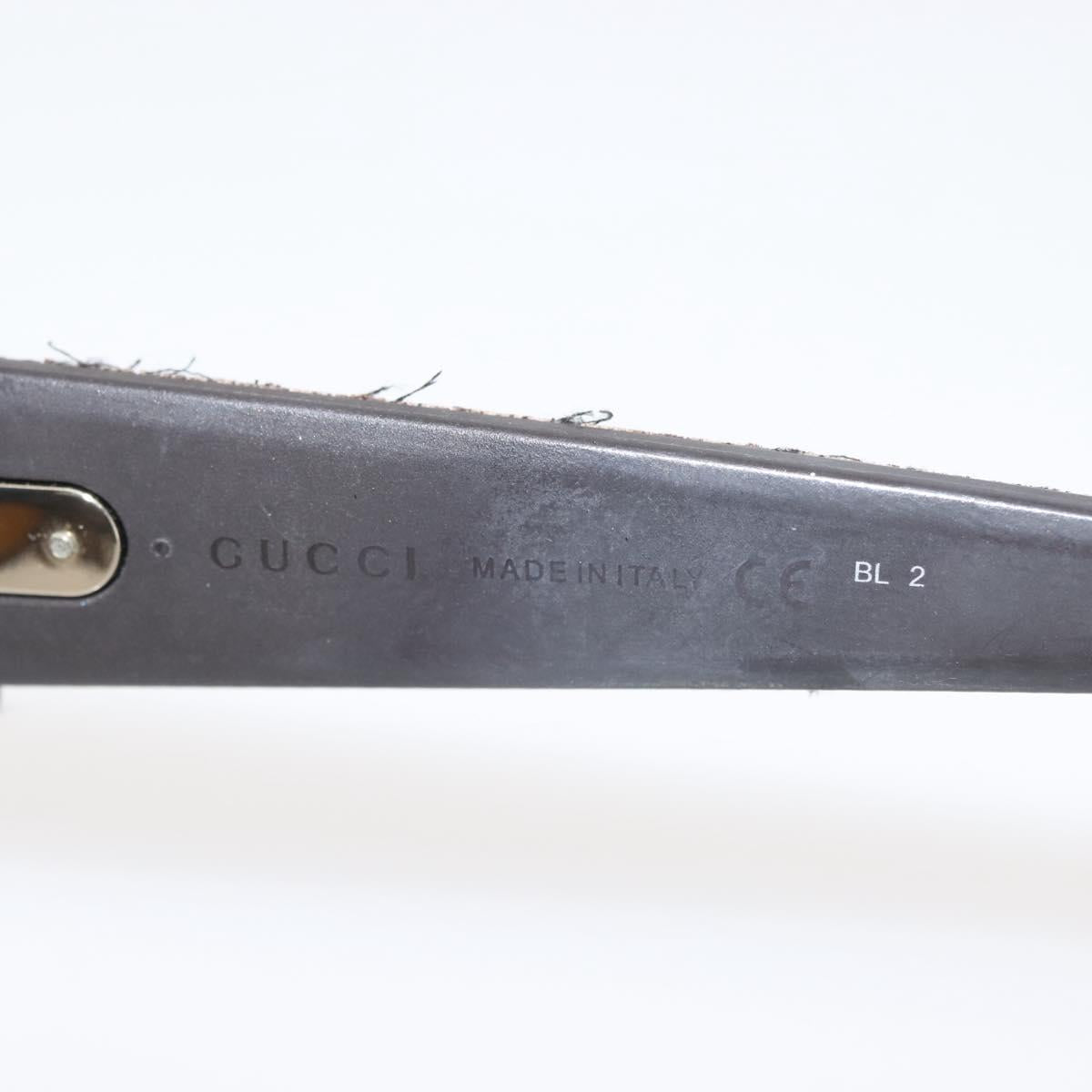 GUCCI Sunglasses plastic Brown Auth 143371