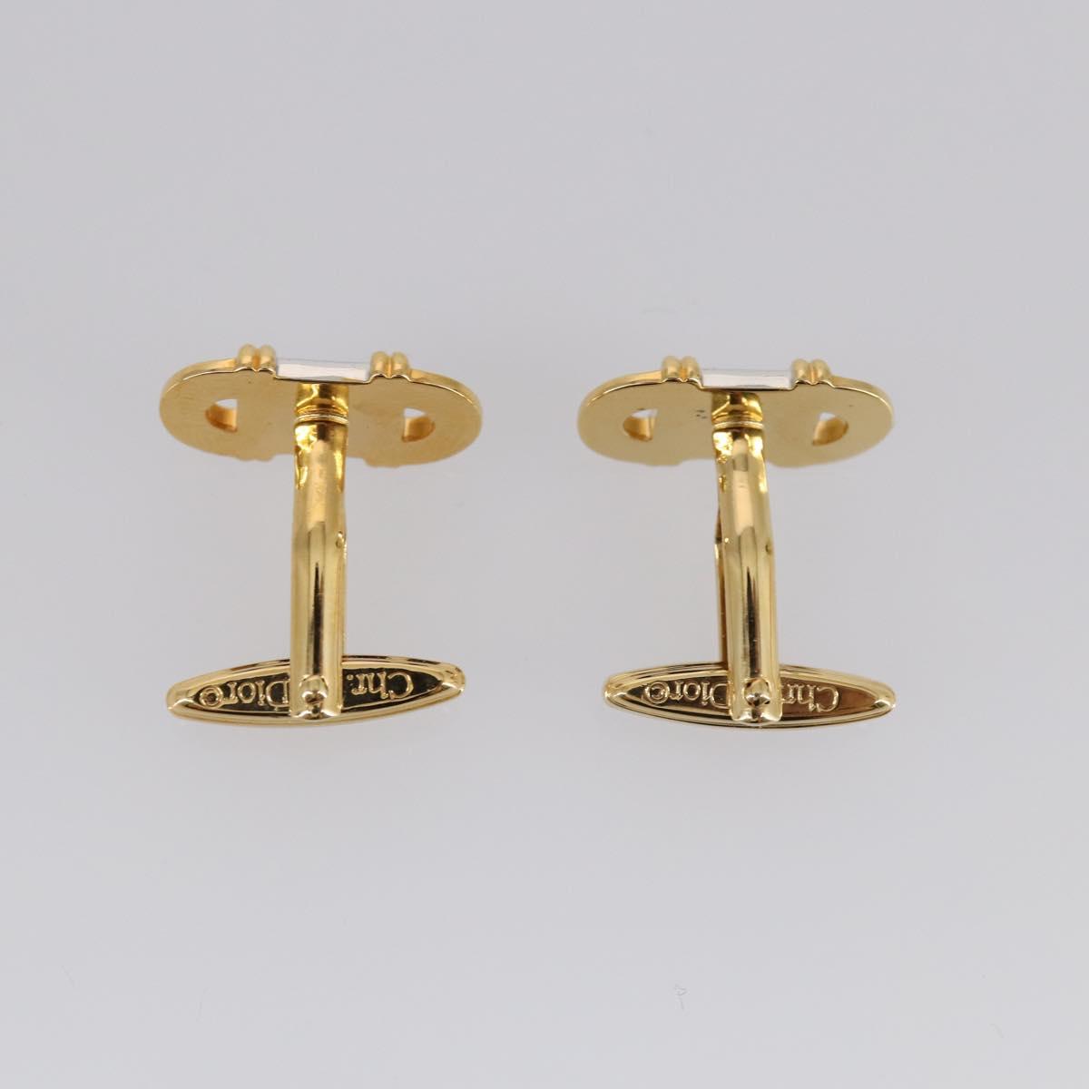Christian Dior Cuffs metal 3Set Silver Gold Auth 143380