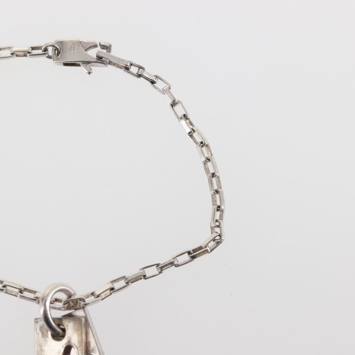 GUCCI Necklace Bracelet metal 2Set Silver Auth 143382