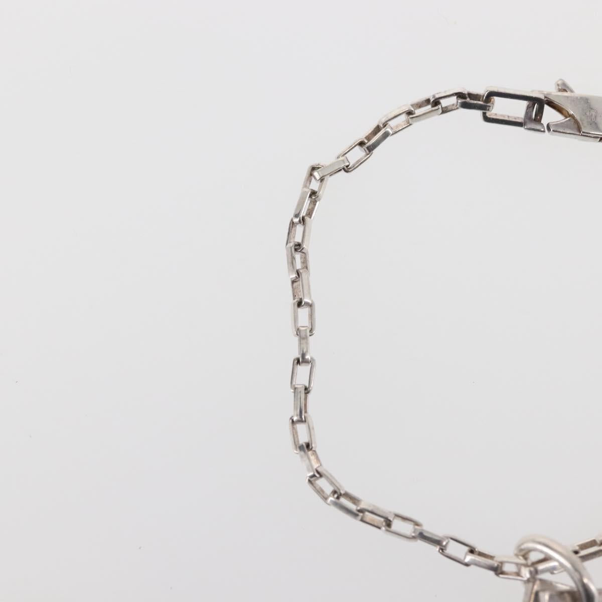 GUCCI Necklace Bracelet metal 2Set Silver Auth 143382