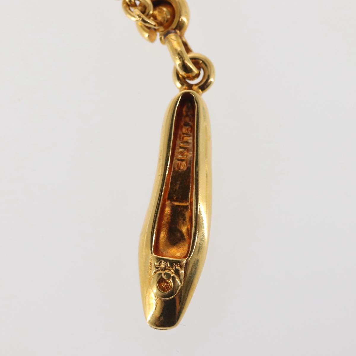 CELINE Accessory Case metal 2Set Gold Auth 143383