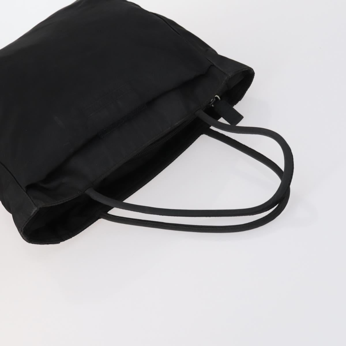 PRADA Tote Bag Nylon 2Set Khaki Black Auth 143394