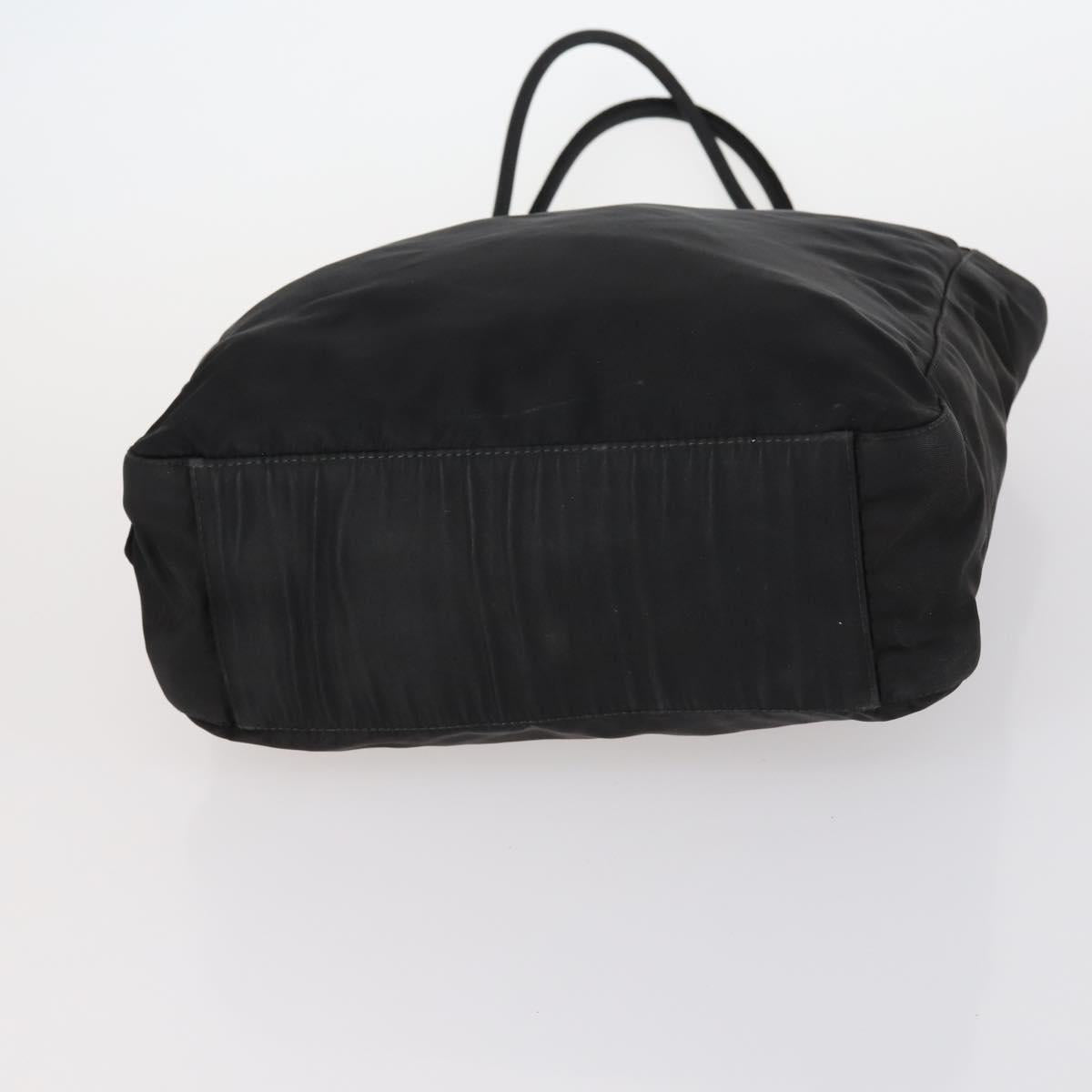 PRADA Tote Bag Nylon 2Set Khaki Black Auth 143394