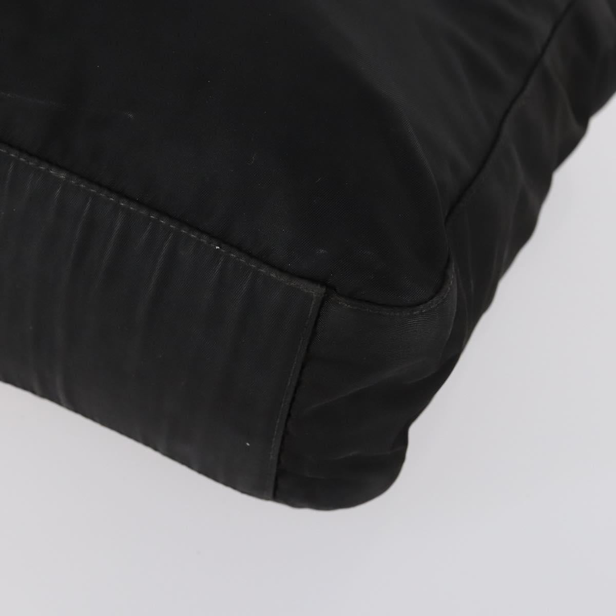 PRADA Tote Bag Nylon 2Set Khaki Black Auth 143394