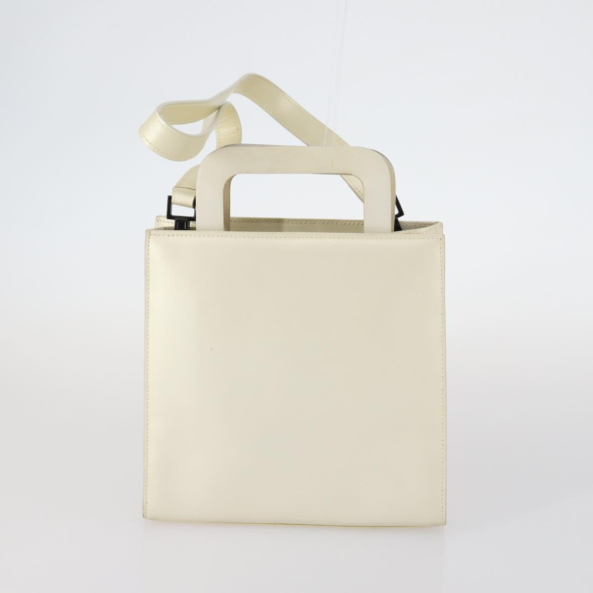 GUCCI Shoulder Bag Canvas Leather 4Set Gray Black Auth 143397