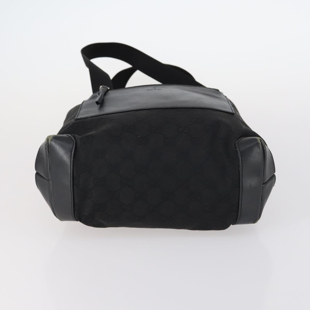 GUCCI GG Canvas GG Supreme Shoulder Bag PVC 4Set Beige Black Auth 143398