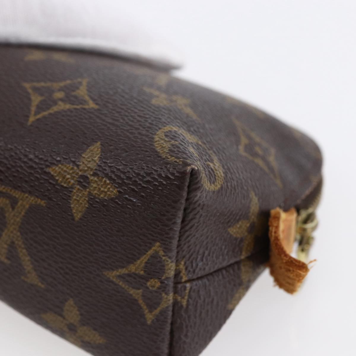LOUIS VUITTON Monogram Pochette Cosmetic PM Pouch M43998 LV Auth 143407