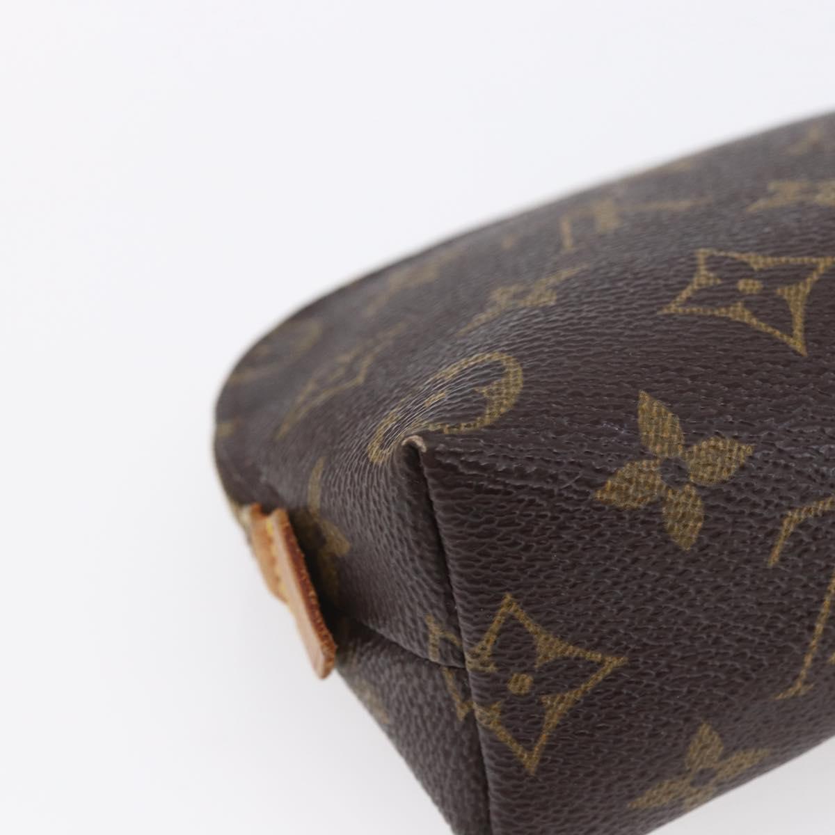 LOUIS VUITTON Monogram Pochette Cosmetic PM Pouch M43998 LV Auth 143407