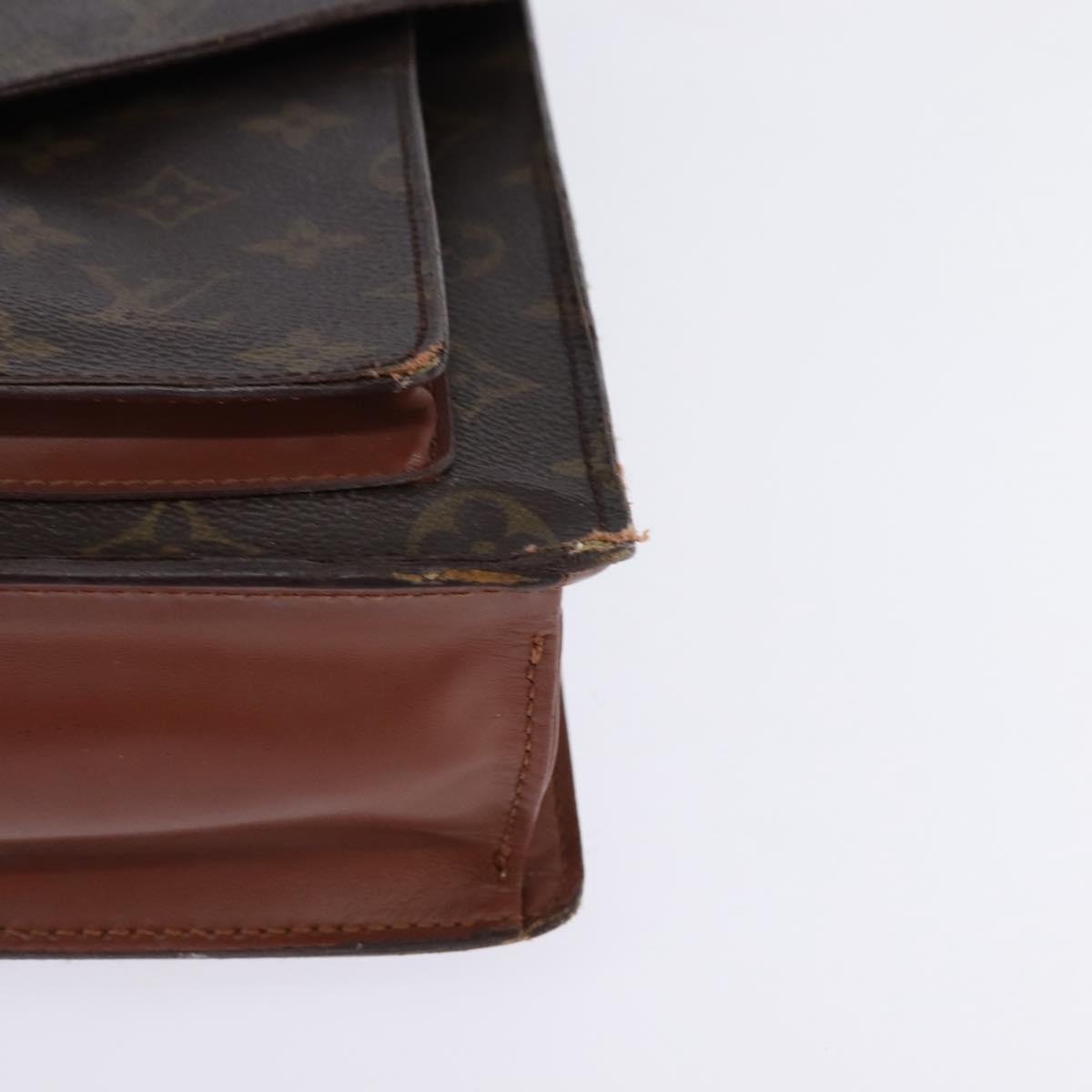 LOUIS VUITTON Monogram Monceau 28 Hand Bag M51185 LV Auth 143458