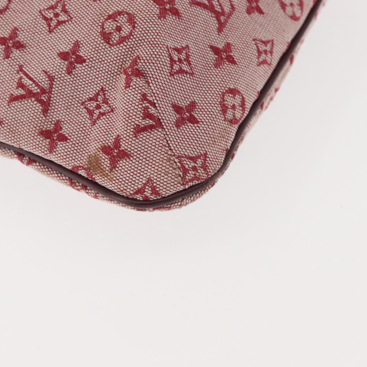LOUIS VUITTON Monogram Mini Françoise Bag 2way Red Cherry M92210 LV Auth 143461