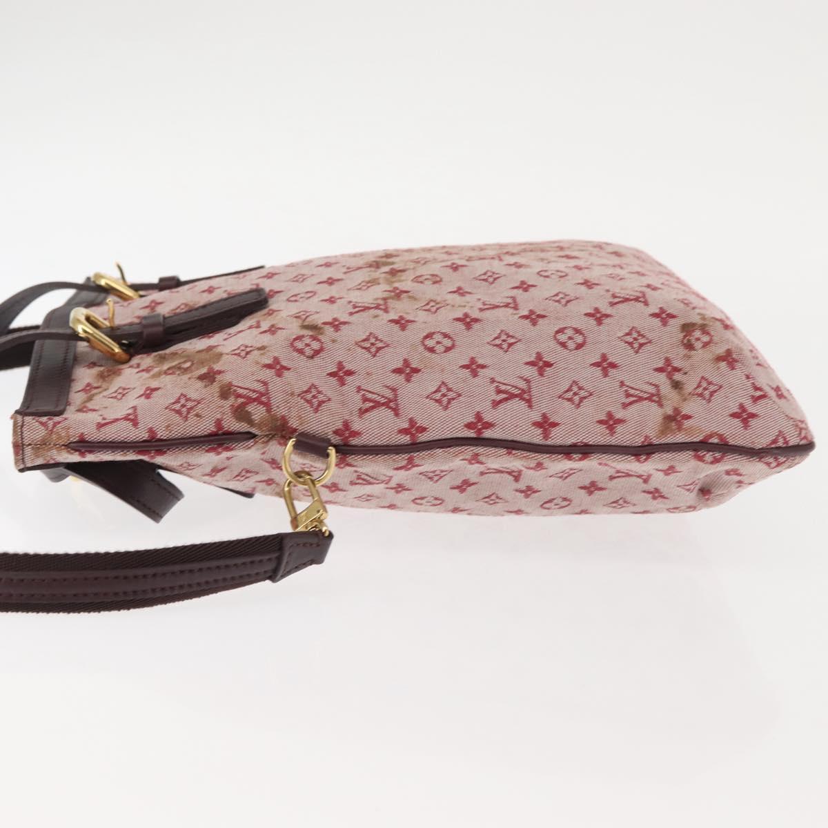 LOUIS VUITTON Monogram Mini Françoise Bag 2way Red Cherry M92210 LV Auth 143461