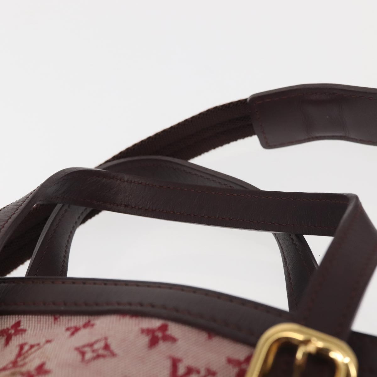 LOUIS VUITTON Monogram Mini Françoise Bag 2way Red Cherry M92210 LV Auth 143461