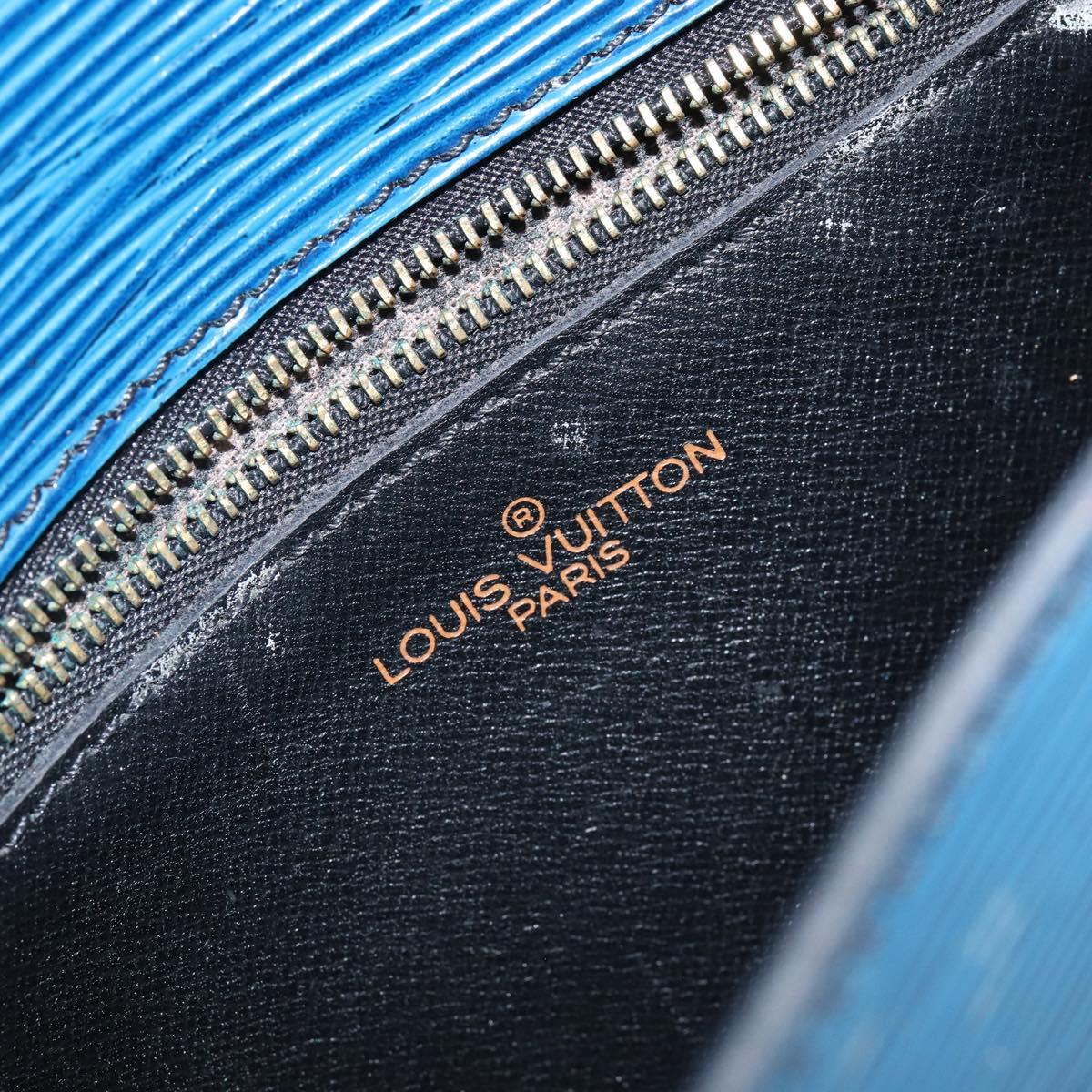 LOUIS VUITTON Epi Saint Cloud GM Shoulder Bag Toledo Blue M52195 LV Auth 143463