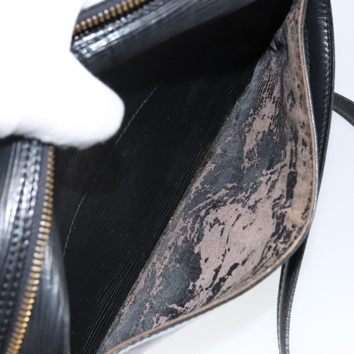 LOUIS VUITTON Epi Trocadero 23 Shoulder Bag Black M52302 LV Auth 143464