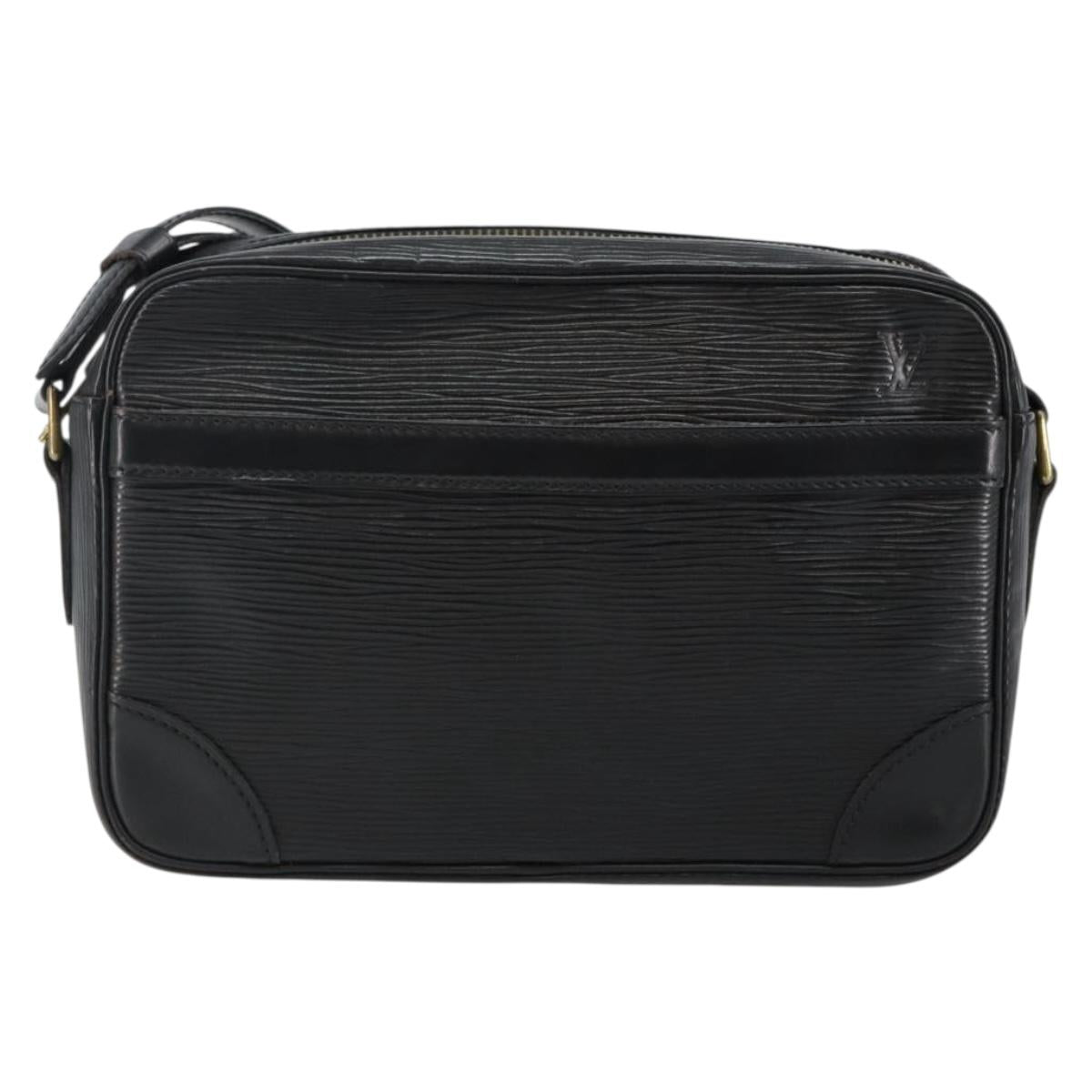 LOUIS VUITTON Epi Trocadero 23 Shoulder Bag Black M52302 LV Auth 143464