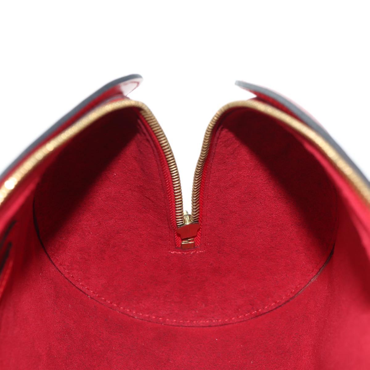 LOUIS VUITTON Epi Soufflot Hand Bag Red M52227 LV Auth 143466V