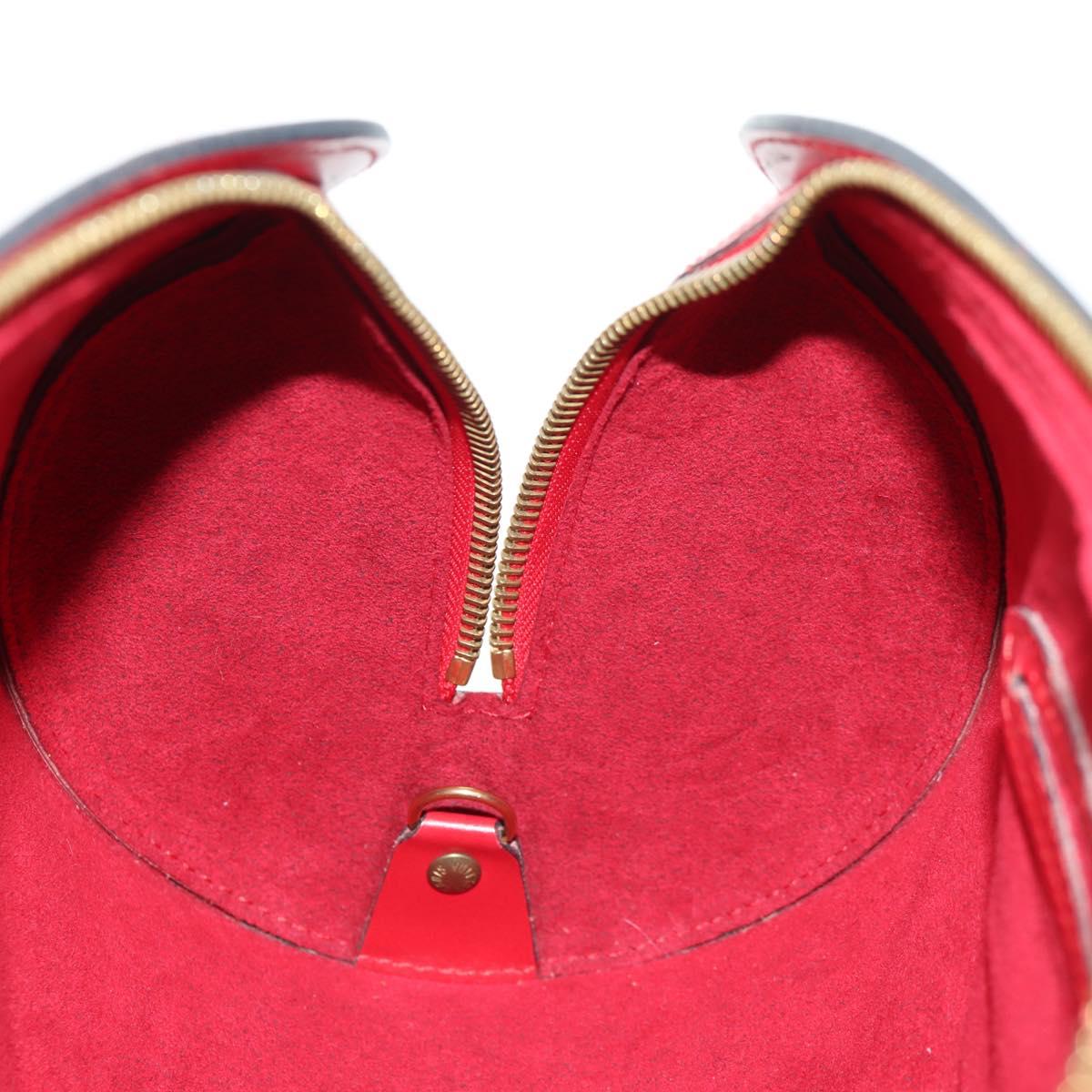 LOUIS VUITTON Epi Soufflot Hand Bag Red M52227 LV Auth 143466V