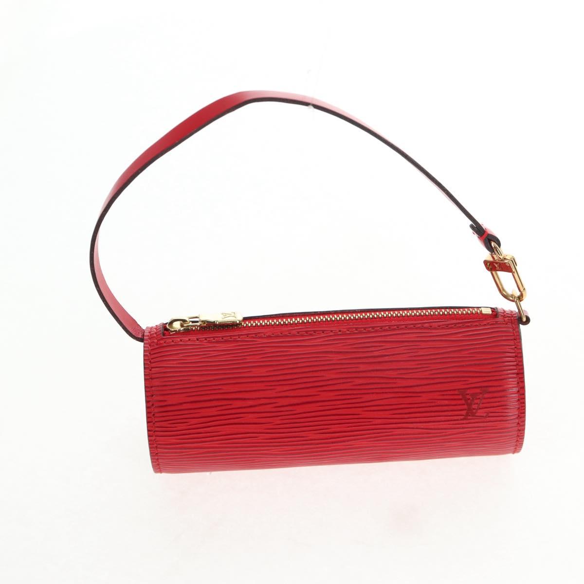 LOUIS VUITTON Epi Soufflot Hand Bag Red M52227 LV Auth 143466V