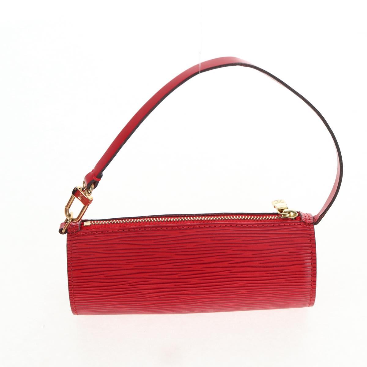 LOUIS VUITTON Epi Soufflot Hand Bag Red M52227 LV Auth 143466V