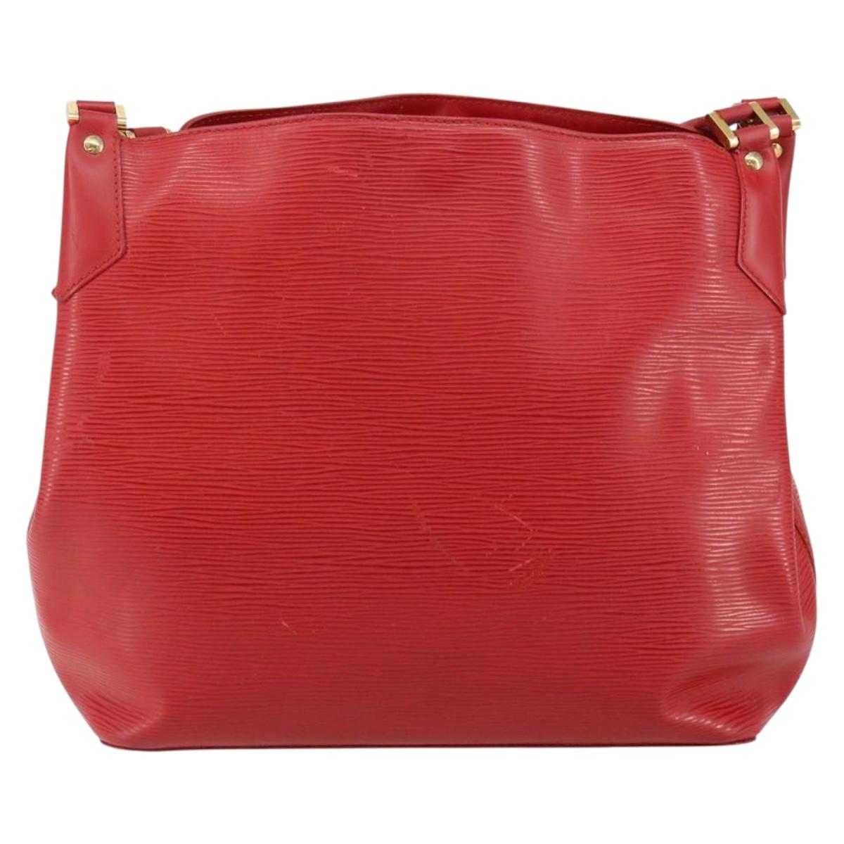 LOUIS VUITTON Epi Mandala MM Shoulder Bag Red M5889E LV Auth 143467