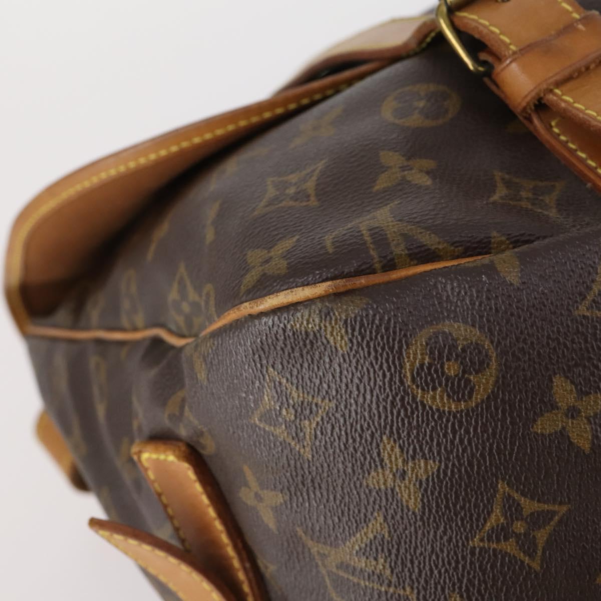 LOUIS VUITTON Monogram Saumur 43 Shoulder Bag M42252 LV Auth 143480