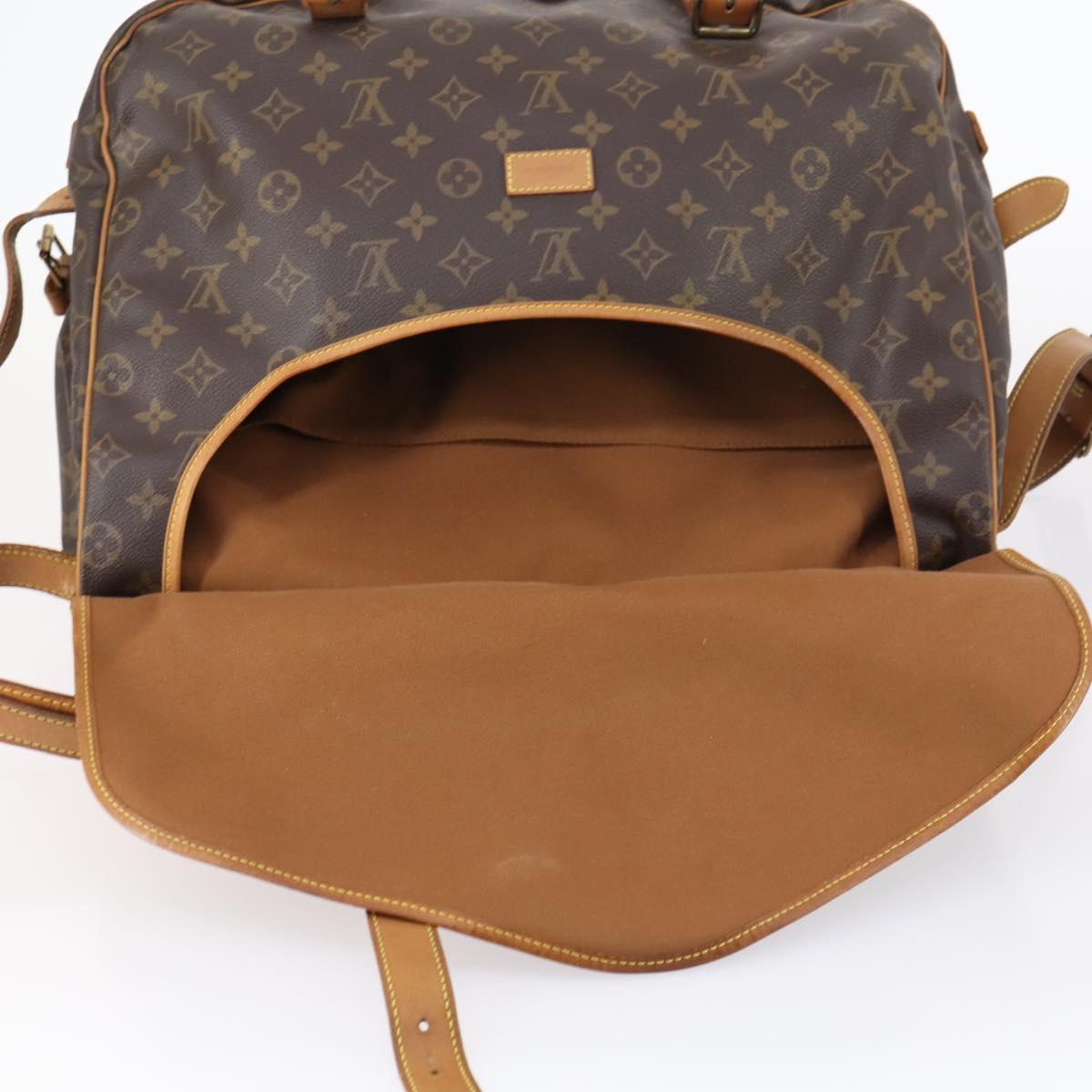 LOUIS VUITTON Monogram Saumur 43 Shoulder Bag M42252 LV Auth 143480