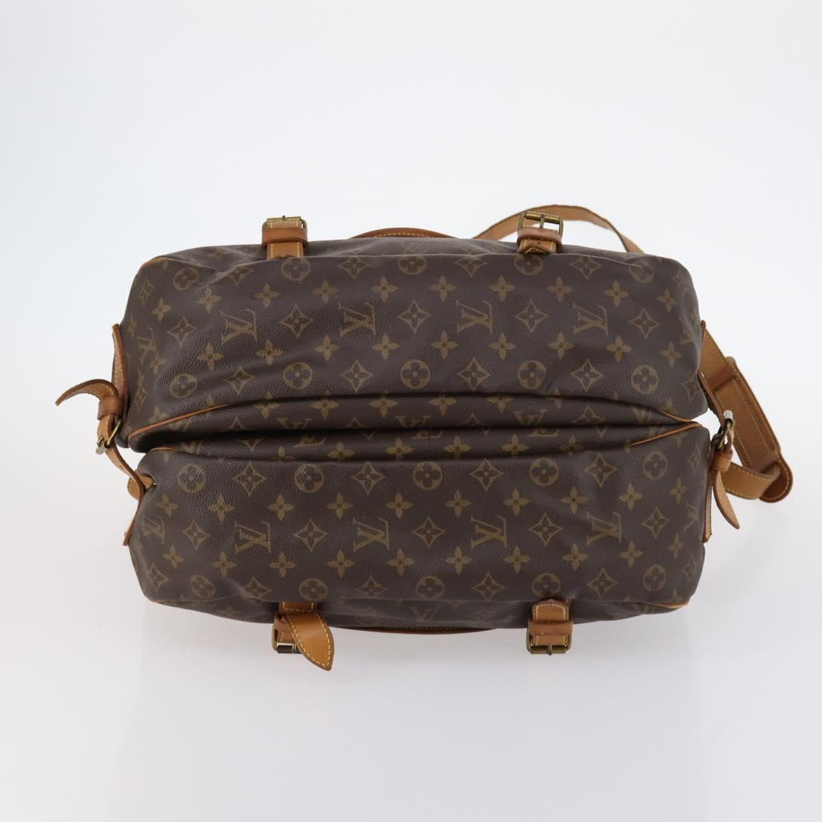 LOUIS VUITTON Monogram Saumur 43 Shoulder Bag M42252 LV Auth 143480