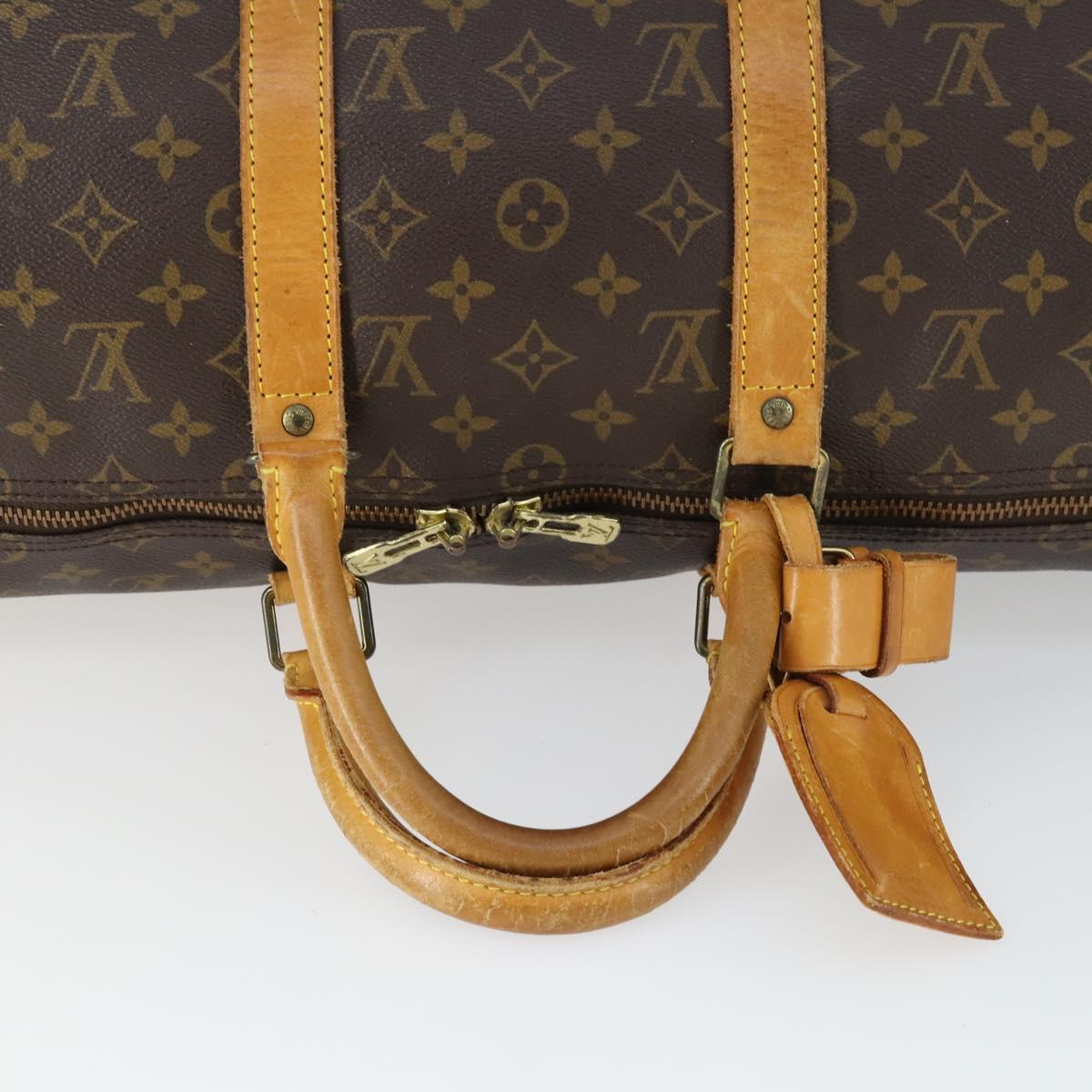LOUIS VUITTON Monogram Keepall 50 Boston Bag M41426 LV Auth 143481